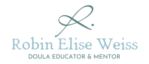 Logo for Robin Elise Weiss Doula Educator & Mentor