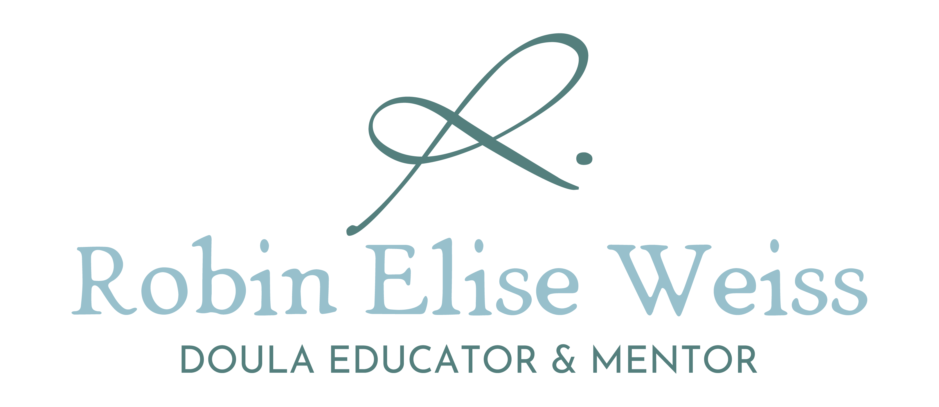 Logo for Robin Elise Weiss Doula Educator & Mentor